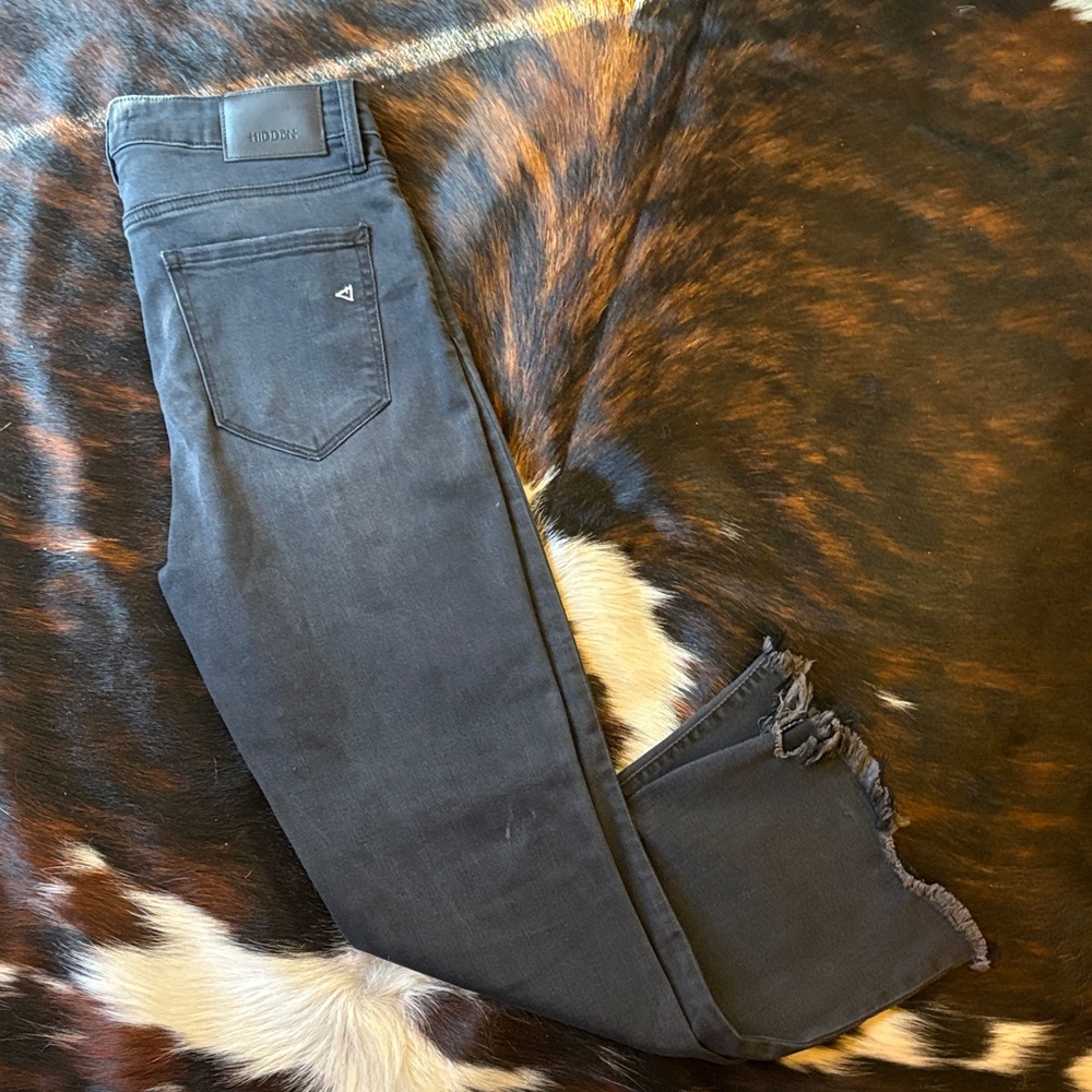 Hidden Jeans Women's Black Cropped Jeans